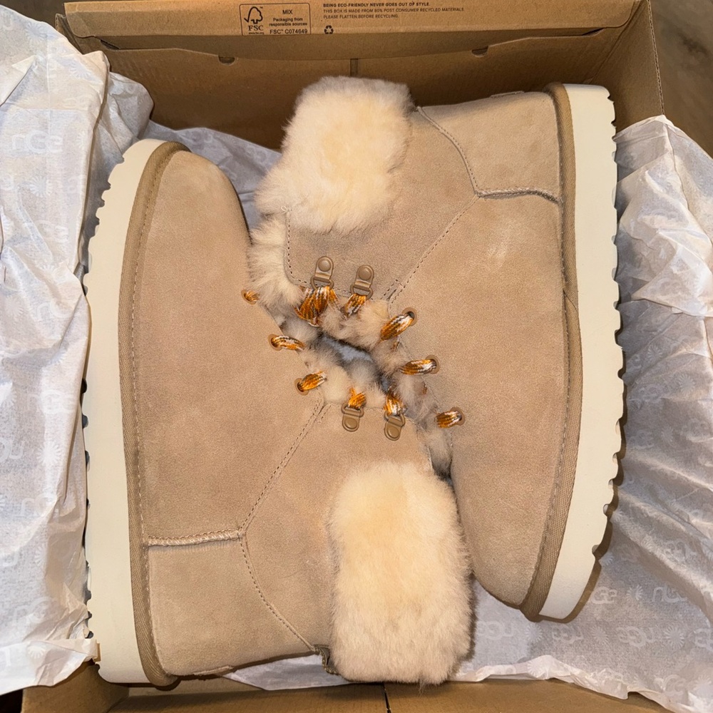 UGG Classic Mini Alpine Lace Boot